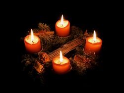 Advent wreath Stock Footage