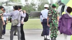 US Navy helicopters fly to suspected site of AirAsia crash; Muslim clerics pray News Clip