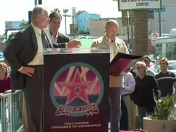 Dedication of Billy Joel's Star on Hollywood Walk of Fame Stock Footage