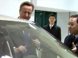 David Cameron at Jaguar Land Rover academy plant News Clip