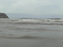 Samara beach Stock Footage