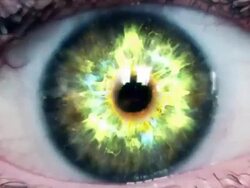 extreme eye zoom Stock Footage