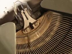 Typewriter Key Strokes Stock Footage