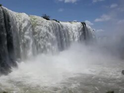 Iguazu Falls, Brazilian Side Stock Footage