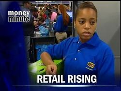 Retailers tell of a rare monthly sales gain, troubled homeowners program passes an important benchmark and new claims for unemployment benefits decline. The AP's Mark Hamrick reports News Clip
