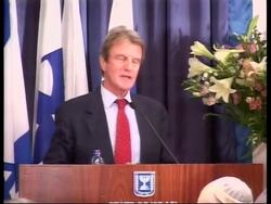 Barak meets Kouchner, Livni's first foreign policy speech News Clip