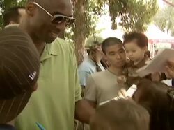 'A Time For Heroes' Celebrity Picnic and Carnival to Benefit the Elizabeth Glaser Pediatric AIDS Foundation Stock Footage