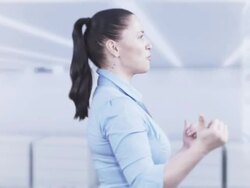 HD: Futuristic Business Negotiations Stock Footage