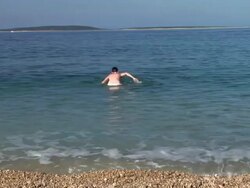 HD: Jumping In The Water Stock Footage