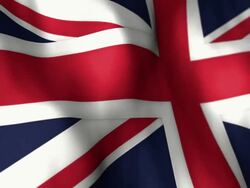 UK Flag High Detail - Looping Stock Footage