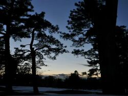 Time Lapse with sunset fading to moon light Stock Footage