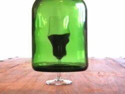 Green Bottle Stock Footage