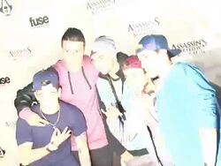 Jai Brooks, Beau Brooks, Luke Brooks, Daniel Sahyounie, James Yammouni at Assassin's Creed IV Black Flag Stock Footage