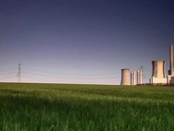 Powerplant (pan shot) NTSC Stock Footage