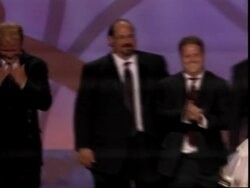 "John Adams" top winner. Sarah Silverman disses ex Jimmy Kimmel for song "I'm F--king Matt Damon." News Clip