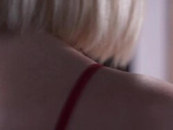 HD: Elegant Woman Making Her Hairstyle Stock Footage