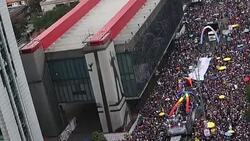 CLEAN : Hundreds of thousands turn out for Sao Paulo gay pride march News Clip