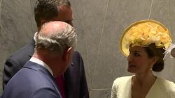 Spanish Royals State Visit to the UK: Charles and Camilla greet Spanish Royals News Clip