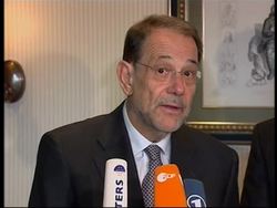 EU foreign policy chief Solana and German FM Steinmeier comment on Iran News Clip