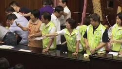Brawl in parliament as lawmakers debate a referendum on nuclear power plant News Clip