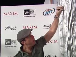 Dane Cook at the 2011 Maxim Hot 100 Party With New Era, Miller Lite, 2(x)ist And Silver Jeans Co. at Hollywood CA. (Footage by WireImage Video/GettyImages) Stock Footage