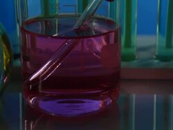 Laboratory glassware Stock Footage