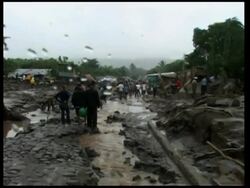 Relief efforts continue after battering by storm, floods, mudslides News Clip