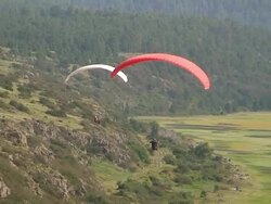 Parasailing Part 6 Stock Footage