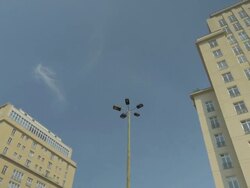Frankfurter Tor,Karl Marx Alle,soviet architecture,TD Stock Footage