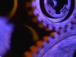 Gears in motion 2 Stock Footage