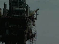 Damaged oil rigs and refineries News Clip