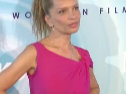 Victoria Mahoney at the 2011 Women In Film Crystal + Lucy Awards Sponsored By Pandora And Max Mara at Beverly Hills CA. (Footage by WireImage Video/Getty Images Entertainment Video) Stock Footage