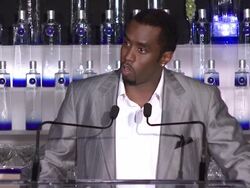 Sean 'Diddy' Combs Announces New Business Venture With Ciroc Vidka Stock Footage