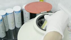 Medical centrifuge Stock Footage