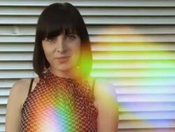 Pretty Girl Posing Stock Footage