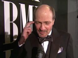 INTERVIEW: Bobby Braddock on listening to current music at the 59th Annual BMI Country Awards at Nashville TN.  Stock Footage