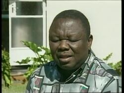 Morgan Tsvangeria (MDC leader) interview News Clip