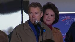 With Senator Rand Paul by his side, Senate Minority Leader Mitch McConnell made a last minute appeal to Kentucky voters Monday, a day before they head to the polls for midterm elections that will determine which party controls the Senate.  (Nov. 3) News Clip