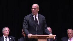 High-profile guests including Bill Clinton, Bill Cosby and Fmr. Pennsylvania Governor Ed Rendell attended a memorial ceremony for Philadelphia Inquirer owner Lewis Katz, who was killed in a plane crash Saturday. (June 4) News Clip