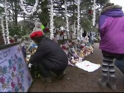 Flowers, Toys & Tributes by Christmas Tree News Clip