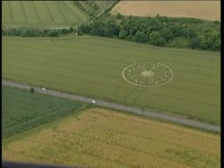 Crop circles in Wiltshire News Clip