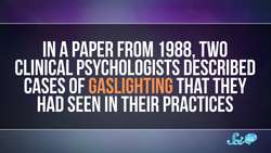 Gaslighting: Abuse That Makes You Question Reality Instructional Video