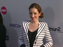 Zoe Lister Jones at the NBC Universal Press Tour All-Star Party at Los Angeles CA. (Footage by WireImage Video/Getty Images Entertainment Video) Stock Footage