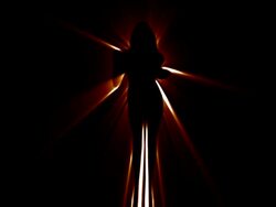 Dancing Girl Sillhouette Stock Footage