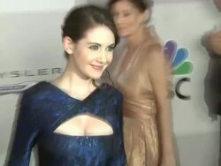 Alison Brie at the NBC Universal's 68th Annual Golden Globes After Party at Beverly Hills CA. (Footage by WireImage Video/GettyImages) Stock Footage