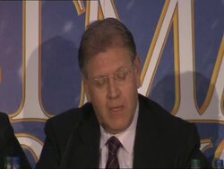 A Christmas Carol Press Conference Stock Footage