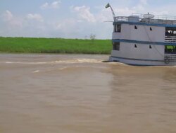 Idyllic Scenes From A Boat Ride Across The Amazon Stock Footage