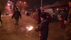 CLEAN : Fireworks fill Beijing night sky News Clip