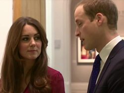 William & Kate at the National Portrait Gallery News Clip