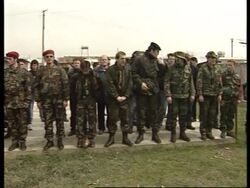 ALBANIA: KOSOVO CRISIS: VOLUNTEERS RECRUITED FOR KLA News Clip